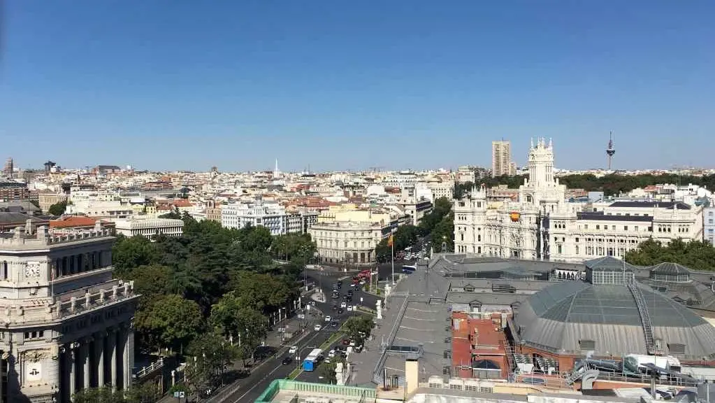 Vista da cidade de Madrid (Foto: Xo&aacute;n Roberes).