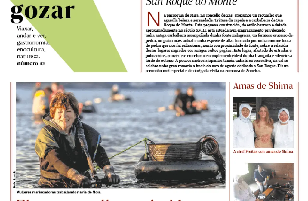 Capa do suplemento 'Gozar' deste 24 de outubro.