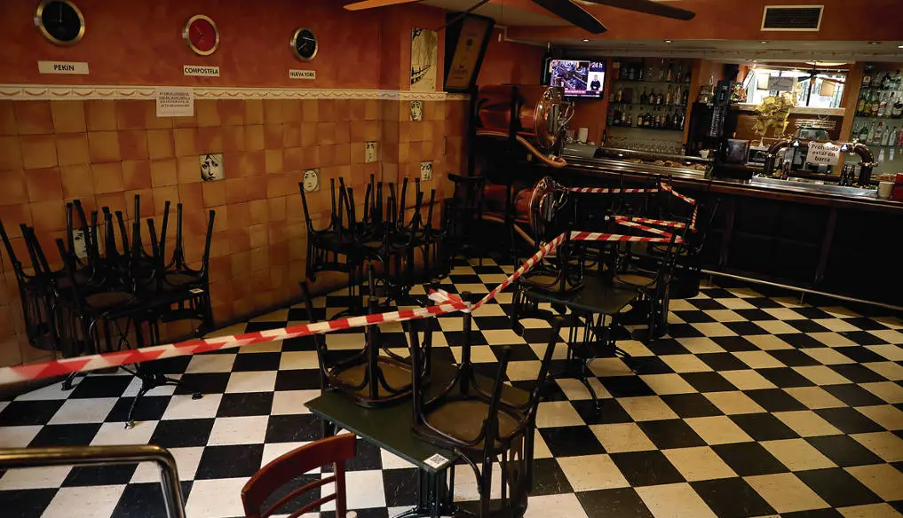 hostelaria covid bar arxina