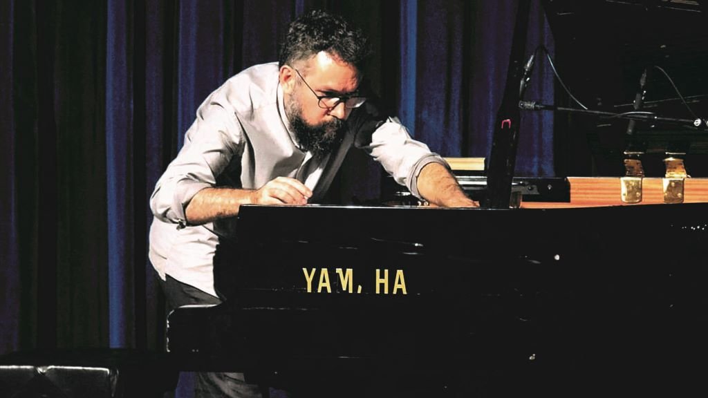 O pianista e profesor no Conservatorio de Compostela David Durán.