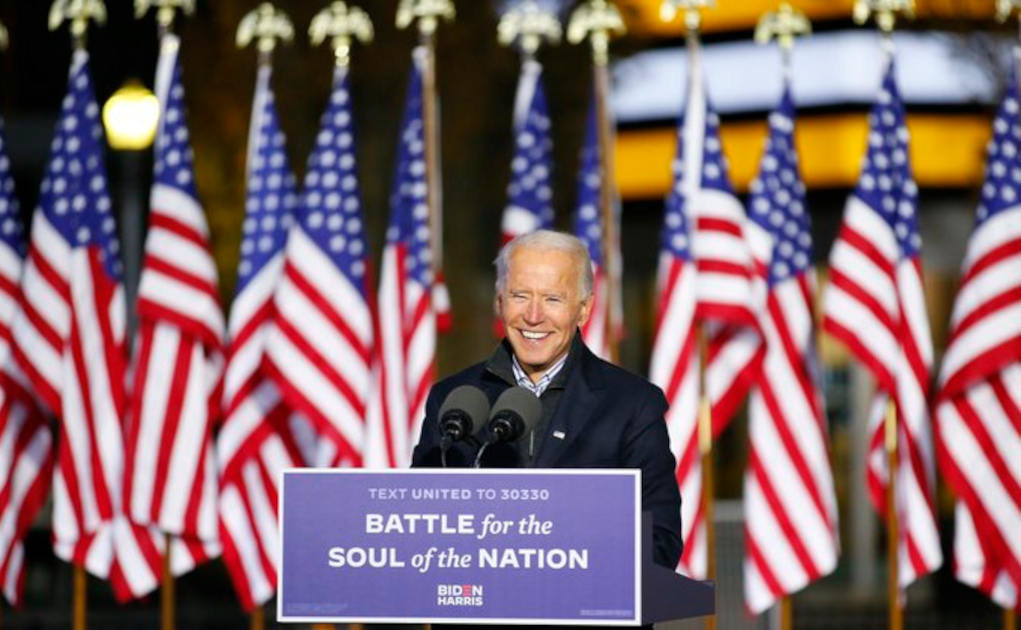 Joe Biden gaña as eleccións nos EEUU.