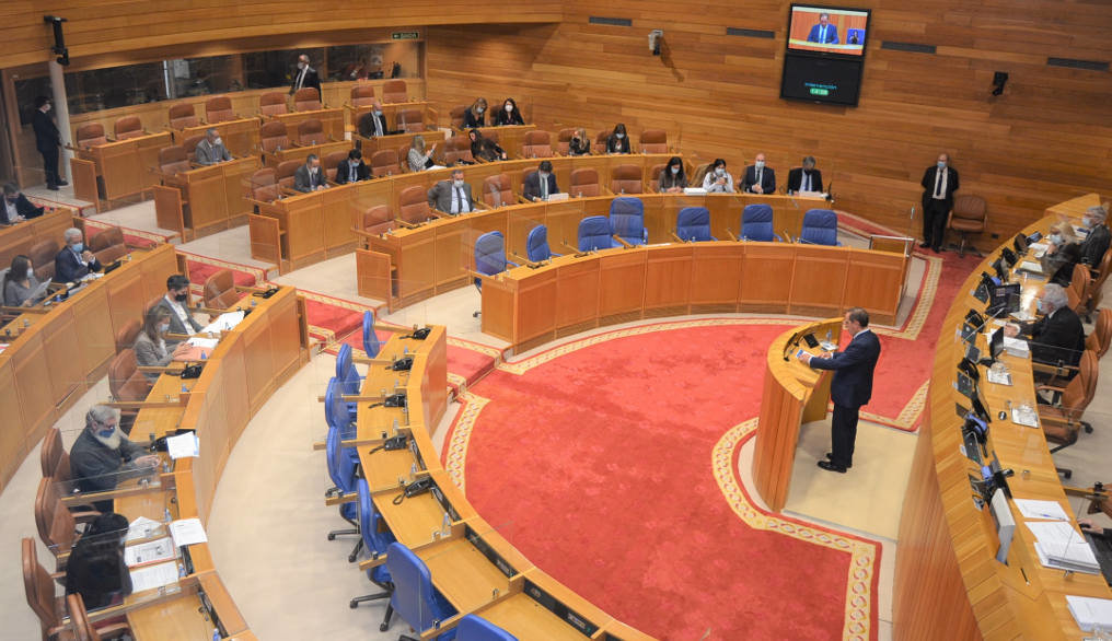 Parlamento de Galiza Foto do parlamento