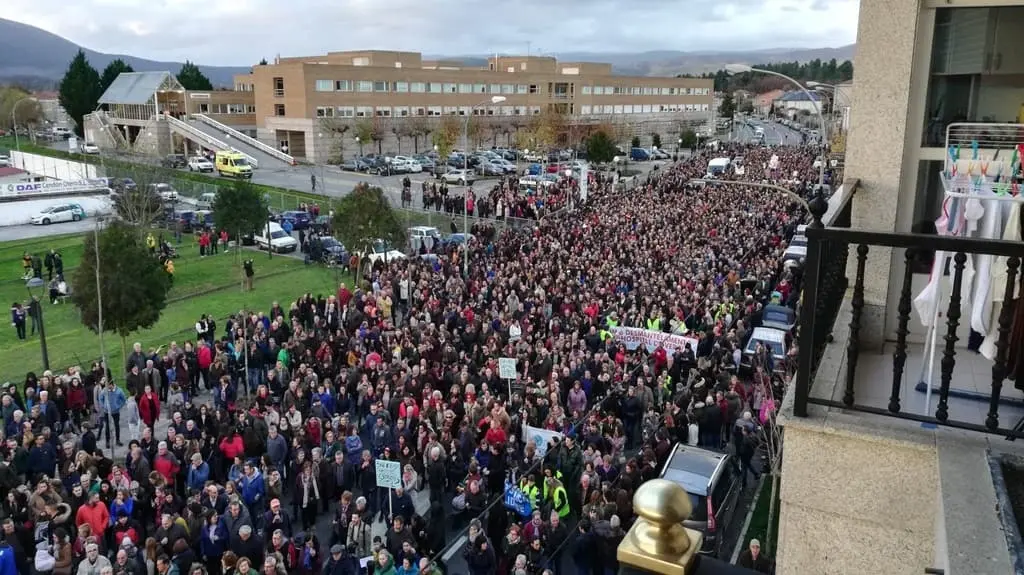 Manifestaci&oacute;n contra o peche do paridoiro no ano 2019 (Foto: EP).