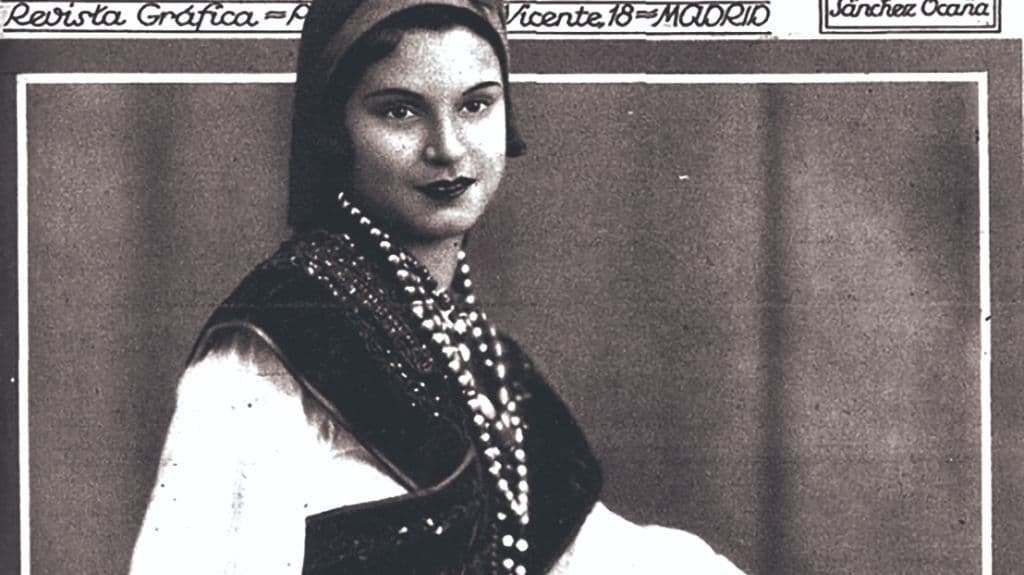 Emilia Docet foi Miss Galicia en 1933 (Foto: Arquivo Mascato).