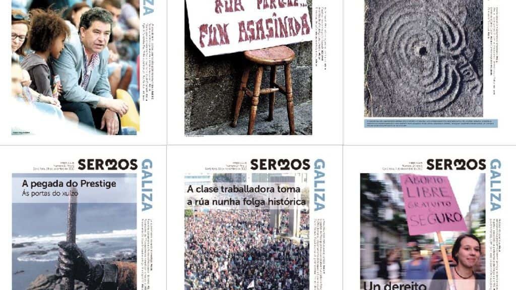 Capas de Sermos Galiza (Foto: Nós Diario).