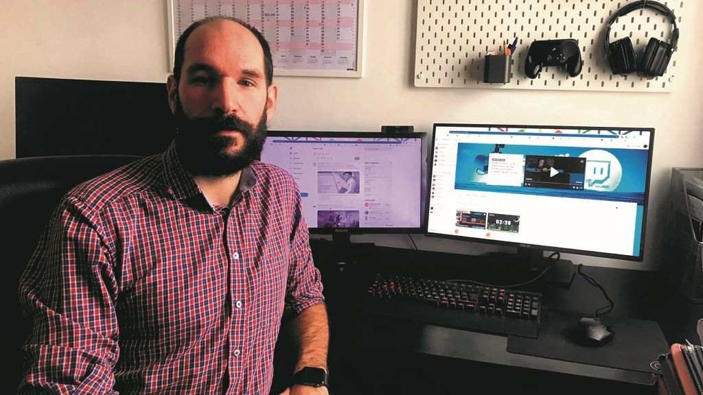 Agostiño Reigosa é creador de contido en galego na plataforma Twitch. (Foto: Nós Diario)