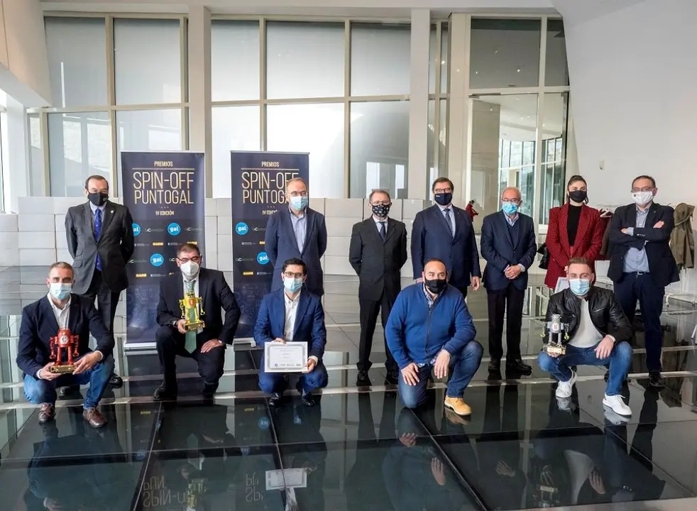 Entrega dos premios Spin-Off PuntoGal 2020, organizados por Gciencia e PuntoGal co apoio da Xunta e de Gadis (Imaxe: GCiencia).