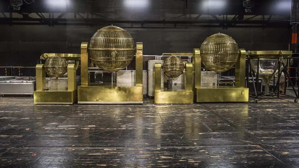 Os bombos da Lotar&iacute;a de Nadal, preparados para o Sorteo Extraordinario do d&iacute;a 22. (Foto: SELAE)