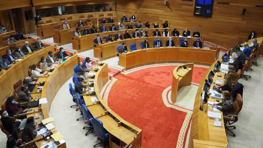 Pleno da Cámara galega. (Foto: Parlamento da Galiza)