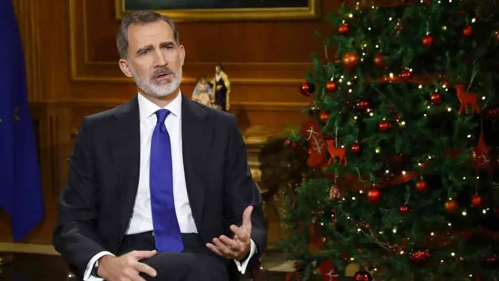 Discurso de Nadal de Felipe VI (Europa Press).