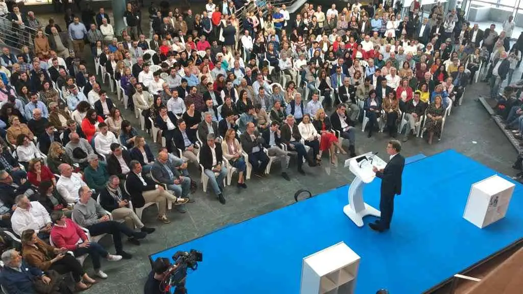 Feixoo nun acto do PPdeG en Vigo. (Foto: Marta V&aacute;zquez Rodr&iacute;guez / Europa Press)