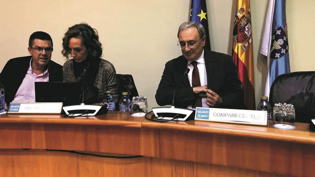 Alfonso S&aacute;nchez Izquierdo, nunha imaxe de arquivo, nunha comisi&oacute;n parlamentaria de control &aacute; CRTVG. (Foto: Europa Press)
