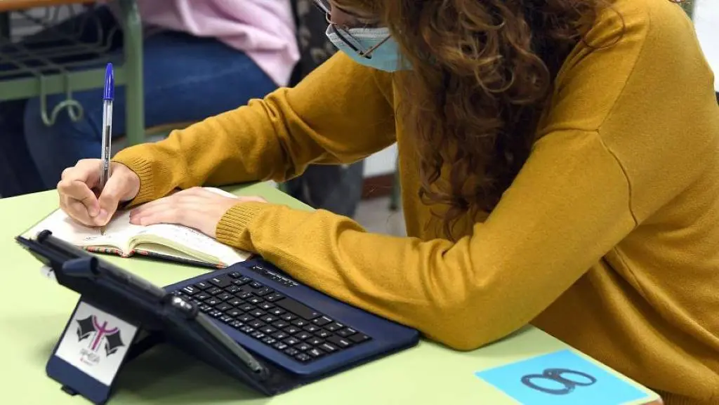 Estudante (Imaxe: Santi Alvite, USC).