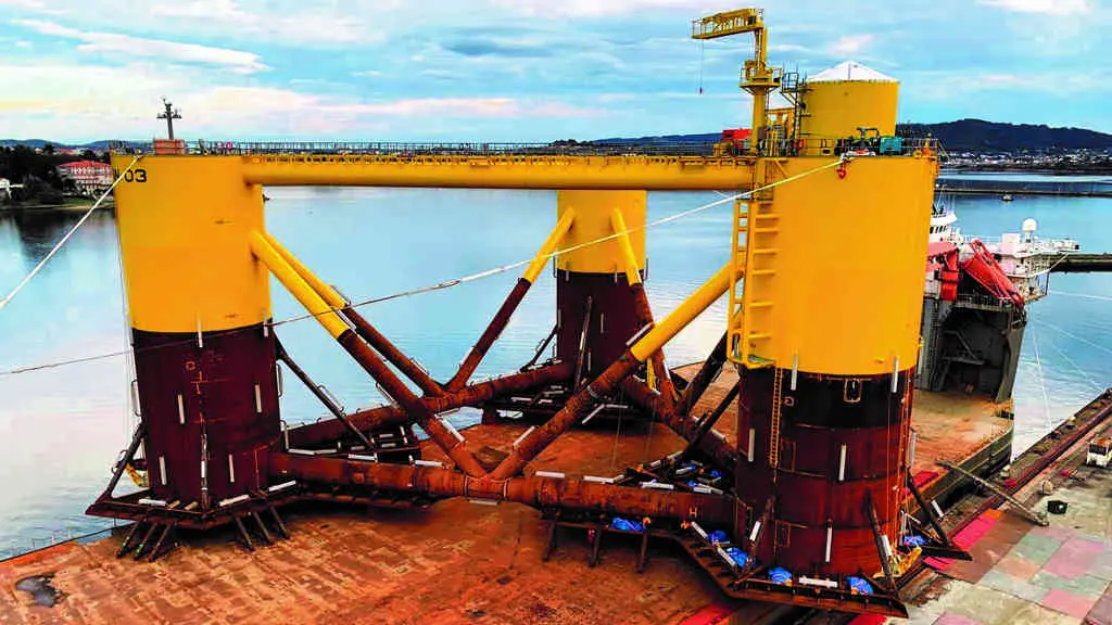 Plataforma constru&iacute;da en Navantia Fene (Navantia)