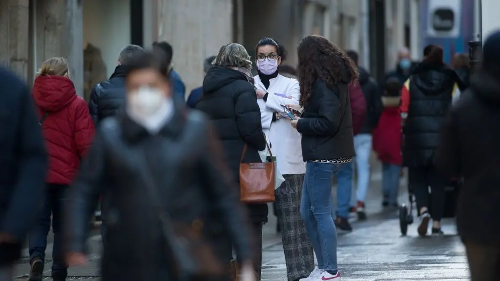 Lugo cando se levantou o fechamento perimetral da cidade. (Foto: Carlos Castro / Europa Press)