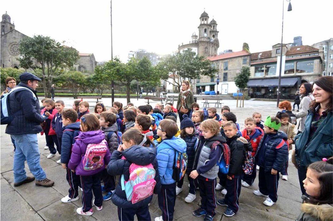 Roteiro de escolas infantís organizado polo Concello de Pontevedra 