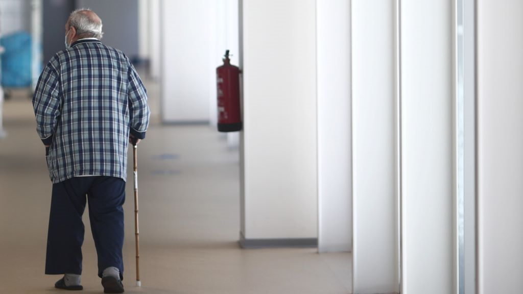 Un paciente nun centro hospitalario de Madrid. (Foto: Eduardo Parra / Europa Press)