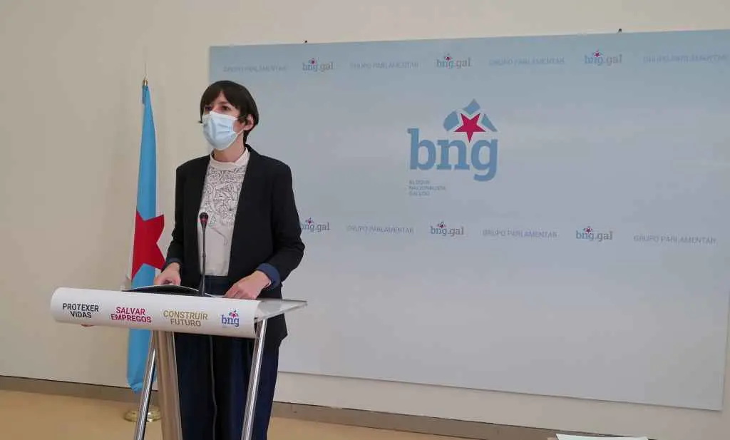 A portavoz nacional do BNG, Ana Pont&oacute;n.