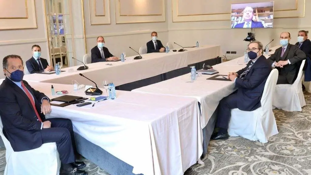 Reuni&oacute;n do Consello de Bankoa nesta nova etapa. (Foto: Abanca)