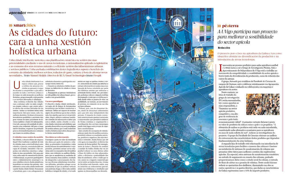 Reportaxe de Manuel Meijide, 'As cidades do futuro: cara unha xestión holística urbana'.