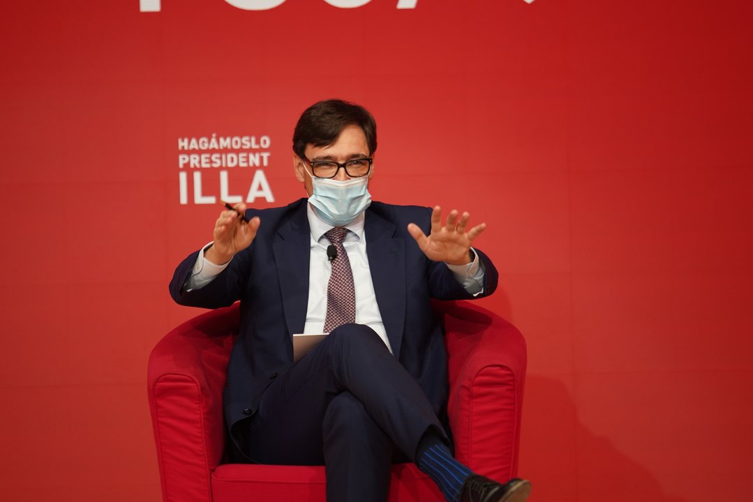 O ex ministro de Sanidade, Salvador Illa, é o candidato do PSC á Presidencia da Generalitat (Foto: socialistes_cat)