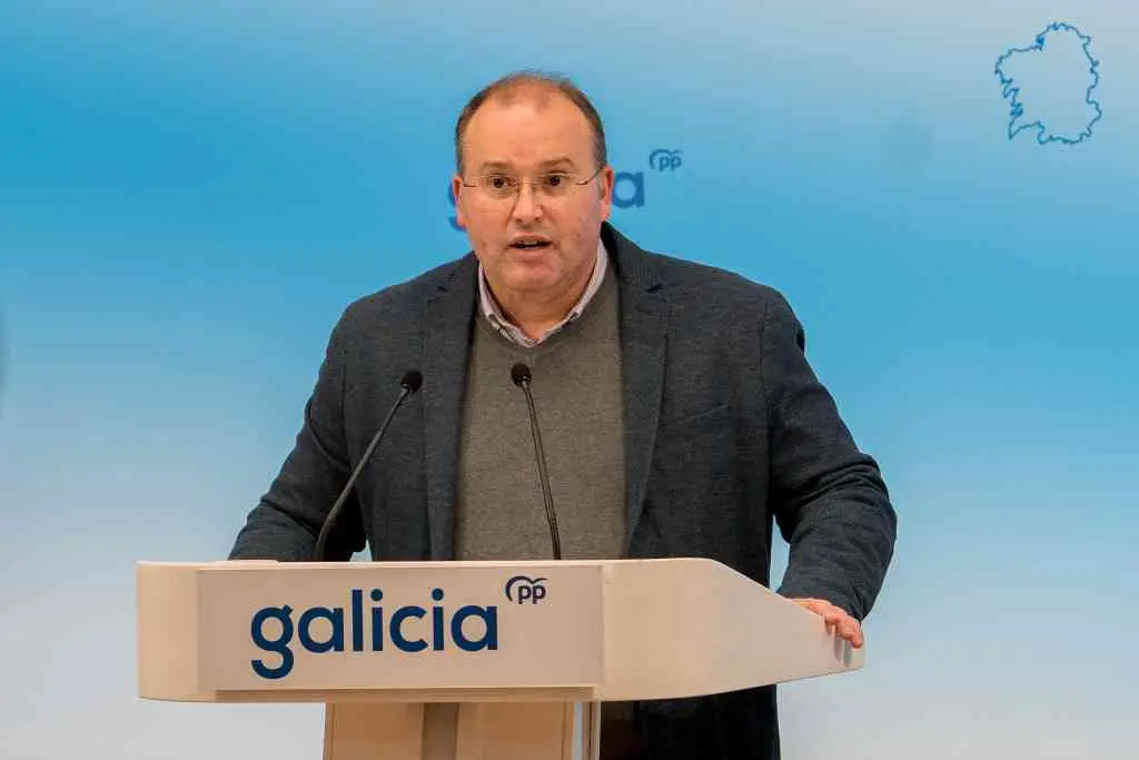 O secretario xeral do PP galego, Miguel Tellado (Foto: Arxina)