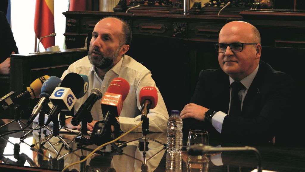 Gonzalo Pérez Jácome e José Manuel Baltar. (Foto: Europa Press)