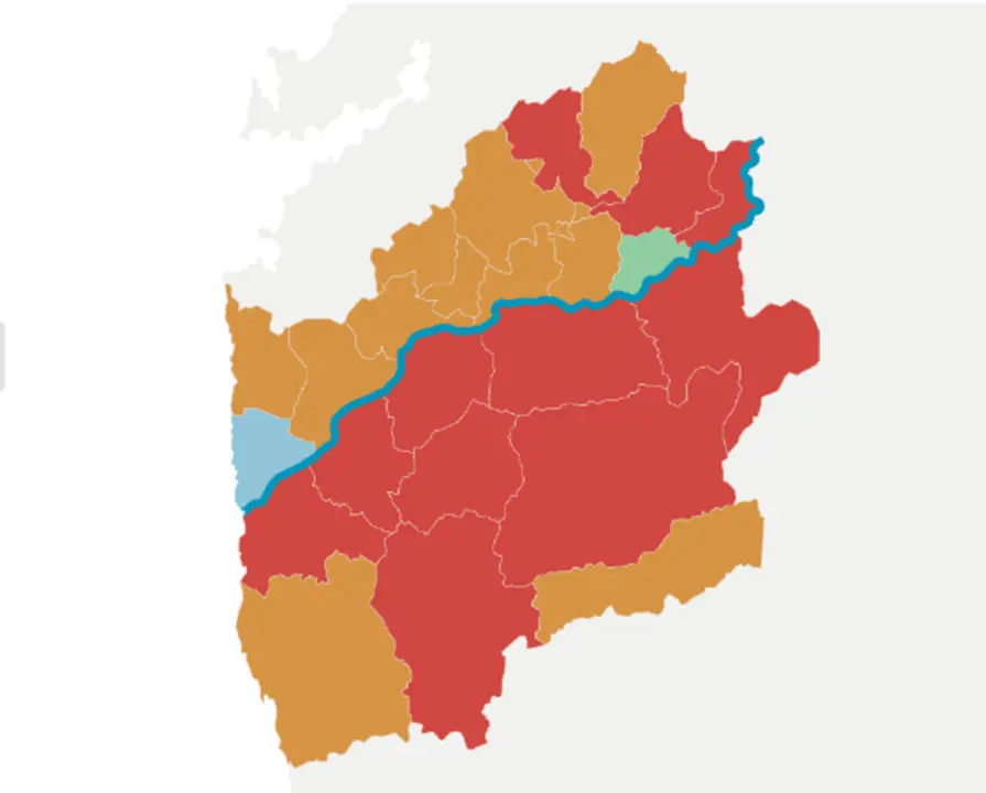 Mapa interactivo da AECT R&iacute;o Mi&ntilde;o.