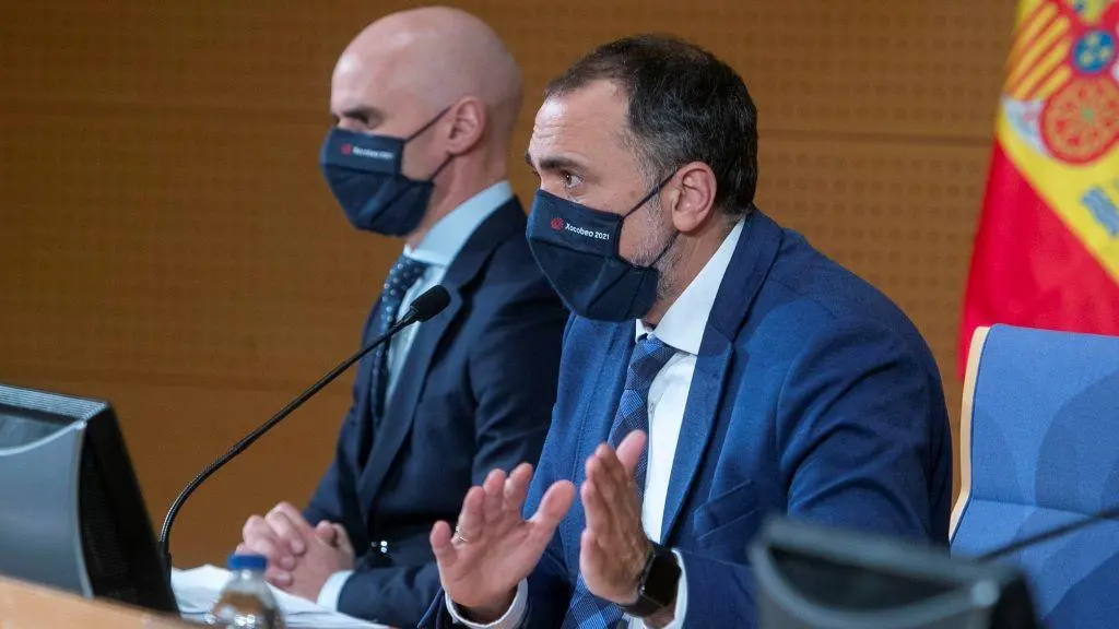 O conselleiro de Sanidade durante unha comparecencia. (Foto: Conchi Paz / Xunta da Galiza)