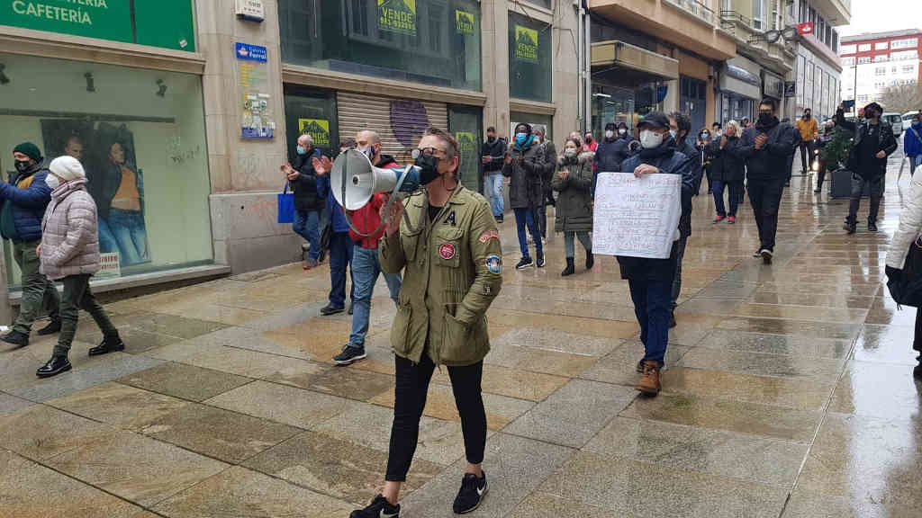 Manifestación da hostalaría de Ferrolterra polas rúas de Ferrol (HAF)