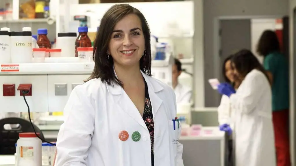A investigadora cient&iacute;fica Mar&iacute;a de la Fuente.