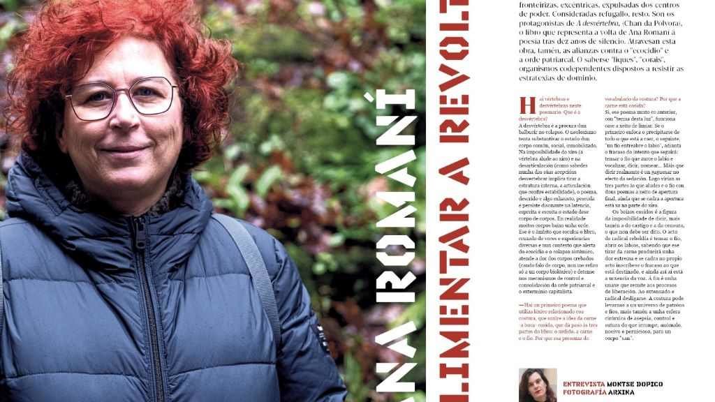 Imaxe da entrevista a Ana Romaní. (Foto: Nós Diario)