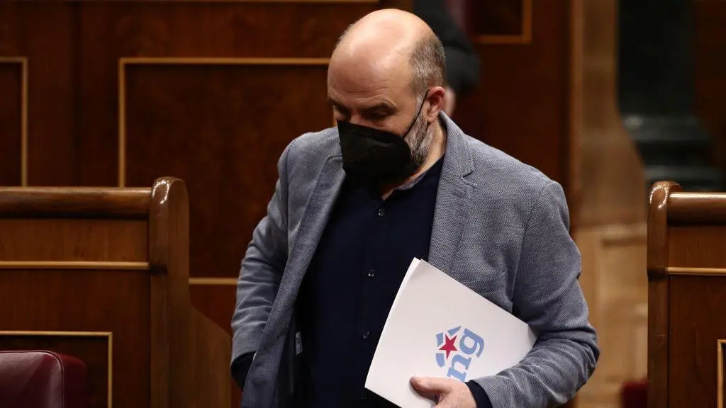 Rego durante unha sesi&oacute;n plenaria. (Foto: E. Parra / Pool / Europa Press)