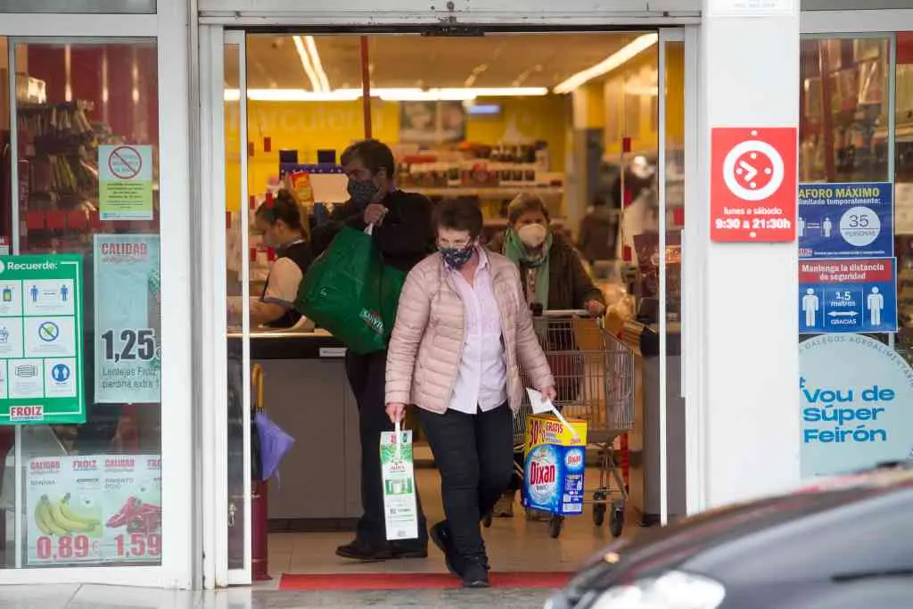 Un supermercado galego (Foto: Carlos Castro / Europa Press).