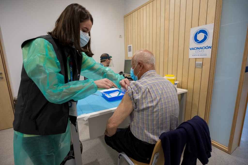 Comeza a vacinación das persoas maiores de 80 (Imaxe: Xunta da Galiza).