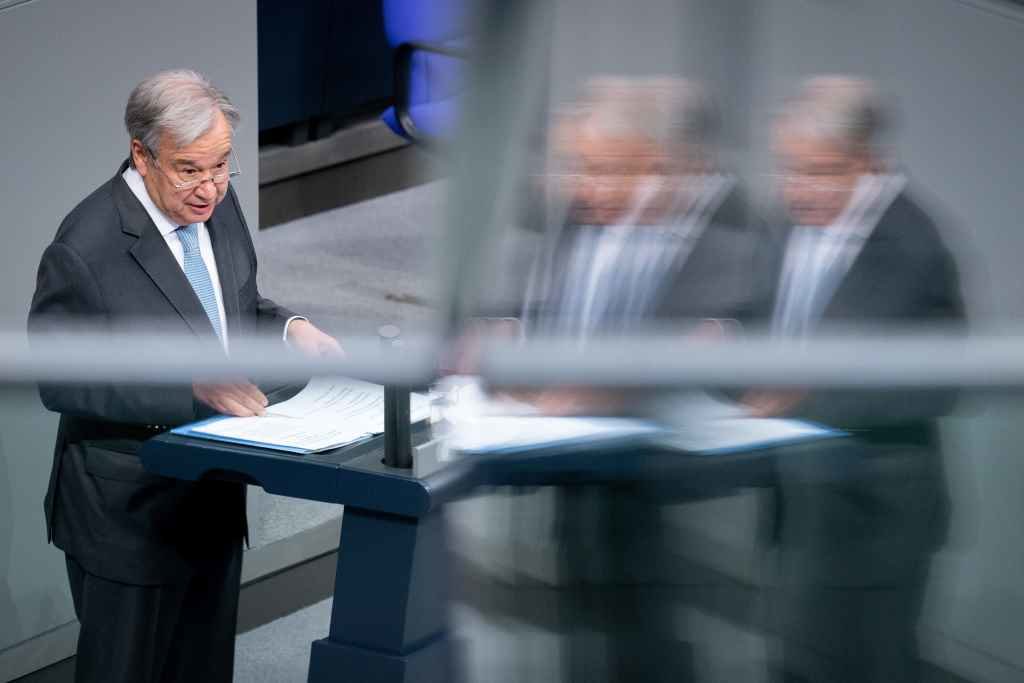 O secretario xeral das Nacións Unidas, António Guterres, nunha imaxe de arquivo.