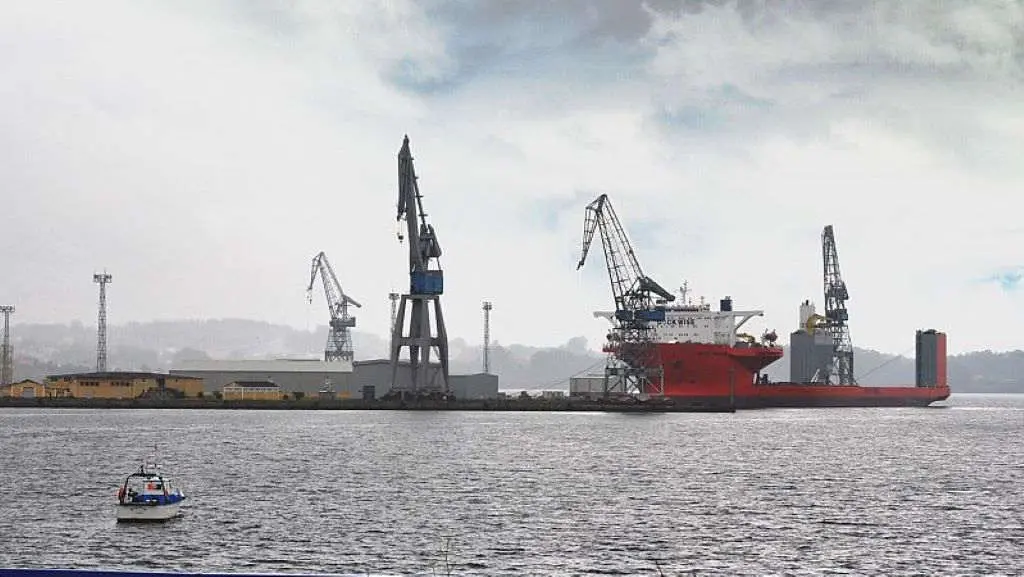 Vista das instalaci&oacute;ns de Navantia. (Foto: CIG)