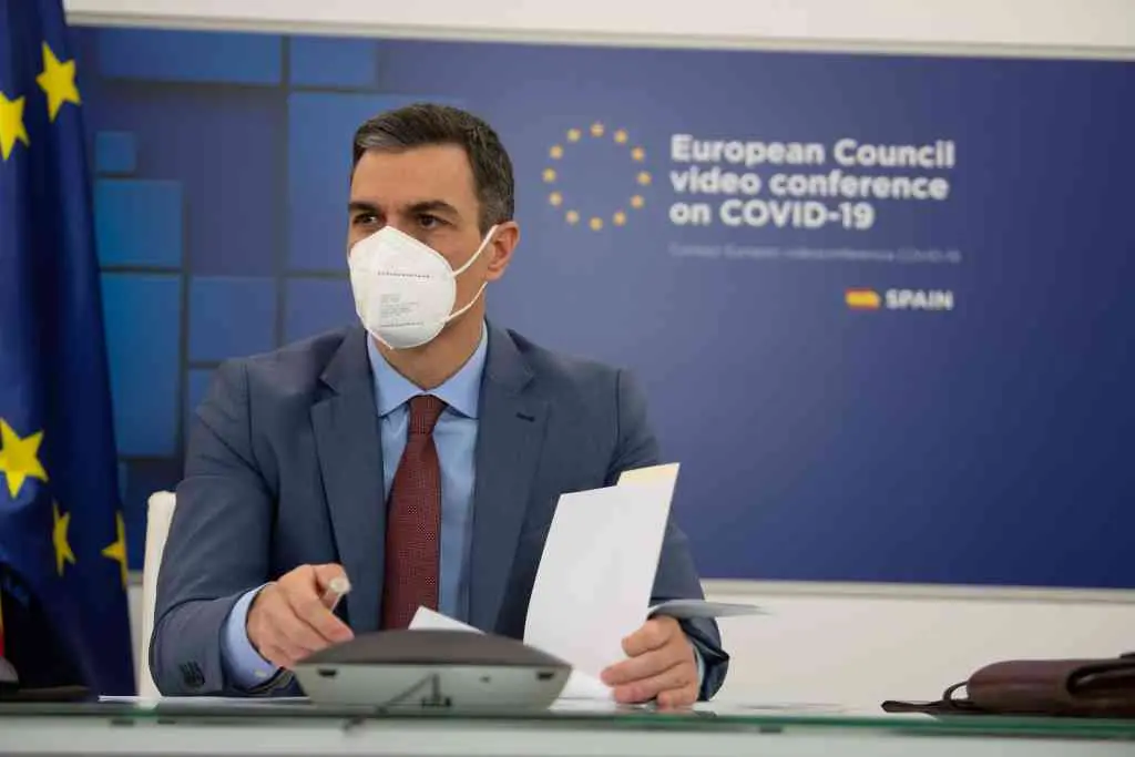 O decreto do Executivo de Pedro S&aacute;nchez busca "eliminar trabas" e axilizar a xesti&oacute;n dos fondos da UE (Foto: Moncloa / Borja Puig De La Bellacasa)