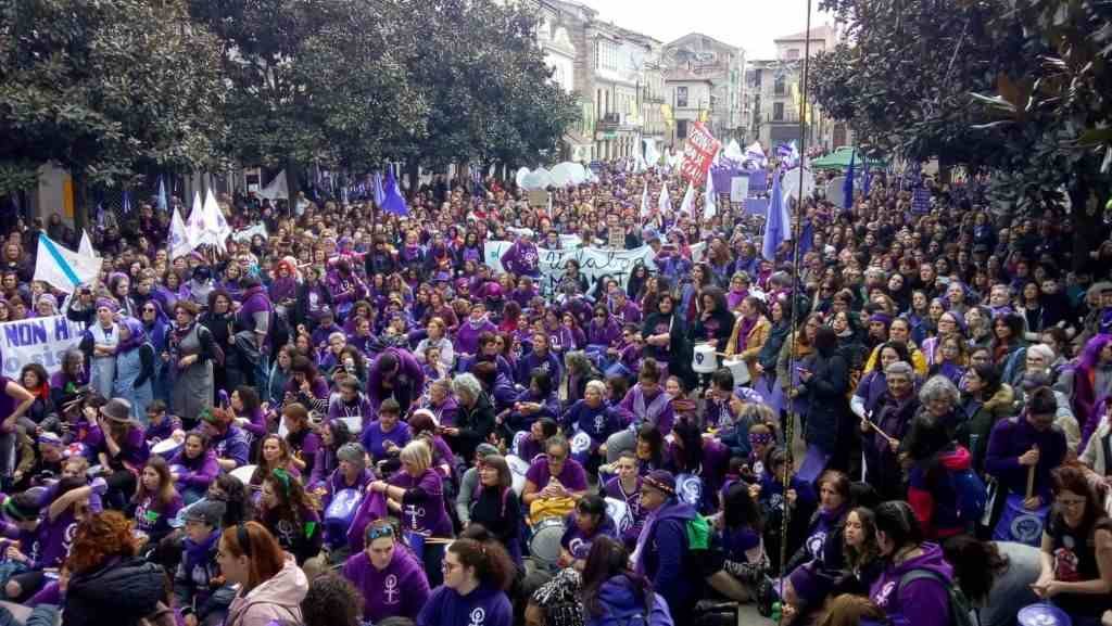 Imaxe de arquivo dunha manifestación en Ourense (Foto: Galegas 8M).