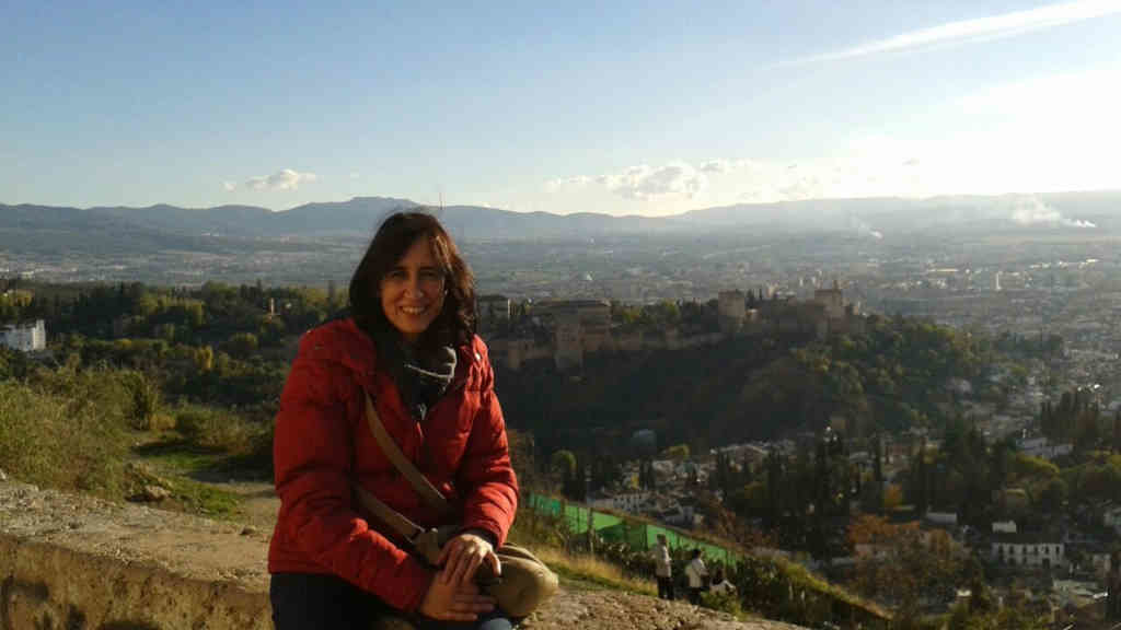 Cristina Rodríguez López traballa no observatorio de Calar Alto situado en Almería. (CRL)