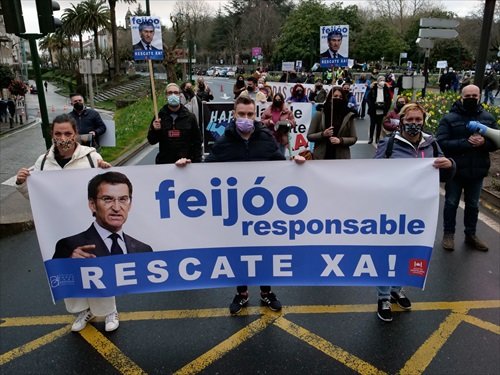 Manifestación rescate rector. (Foto: Europa Press)