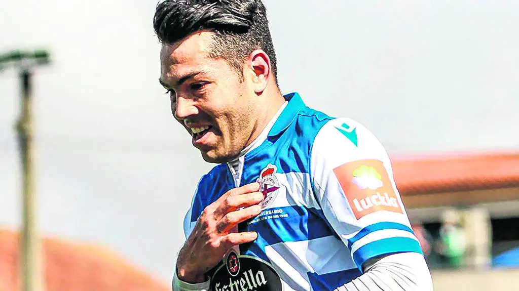 Tras o tanto de Miku no '18, o partido de ida entre Deportivo e SD Logro&ntilde;&eacute;s, xogado en outubro, os coru&ntilde;eses deix&aacute;ronse empatar no minuto 94. (Foto: RC Deportivo).