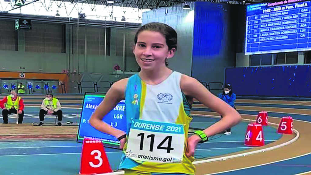 Xela Martínez. (Foto: Atletismo Galego).