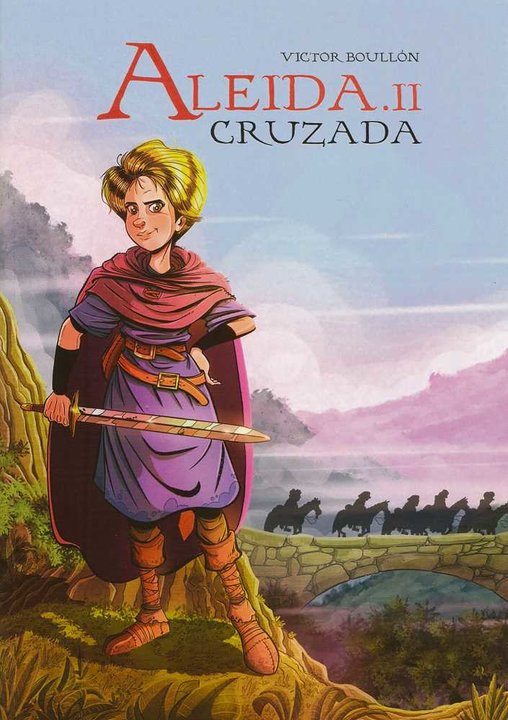 Capa de 'Aleida II. Cruzada', de Víctor Boullón.