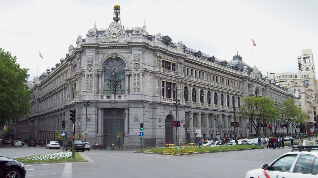 Banco de España nunha imaxe de arquivo. (Foto: Wikipedia)