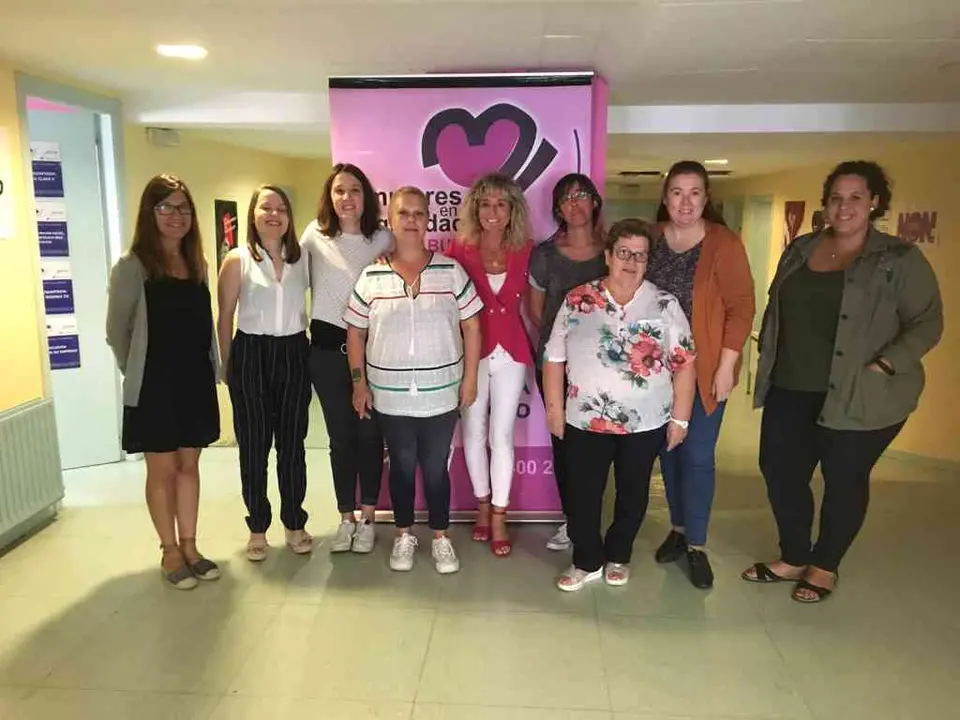 Integrantes de Mulleres en Igualdade, Bumei, de Burela