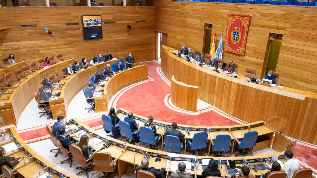 O Parlamento de Galiza nunha sesi&oacute;n. (Foto: Europa Press)