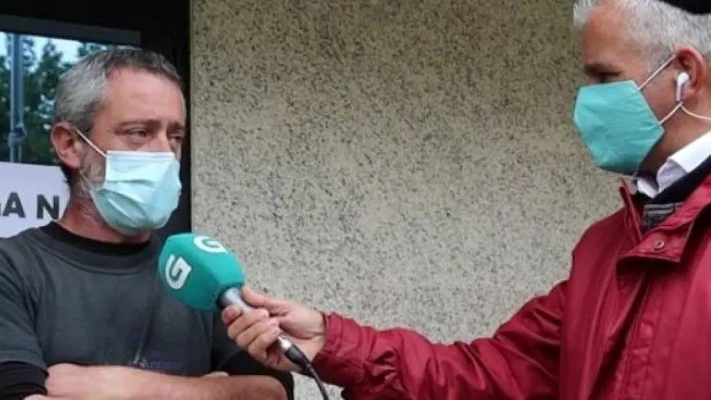 O representante da CIG compareceu ante os medios. (Foto: CIG)