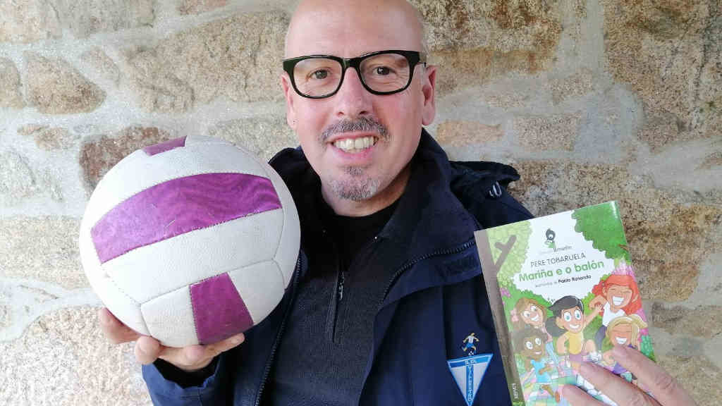 O escritor, deportista e adestrador de fútbol feminino Pere Tobaruela (Nós Diario).