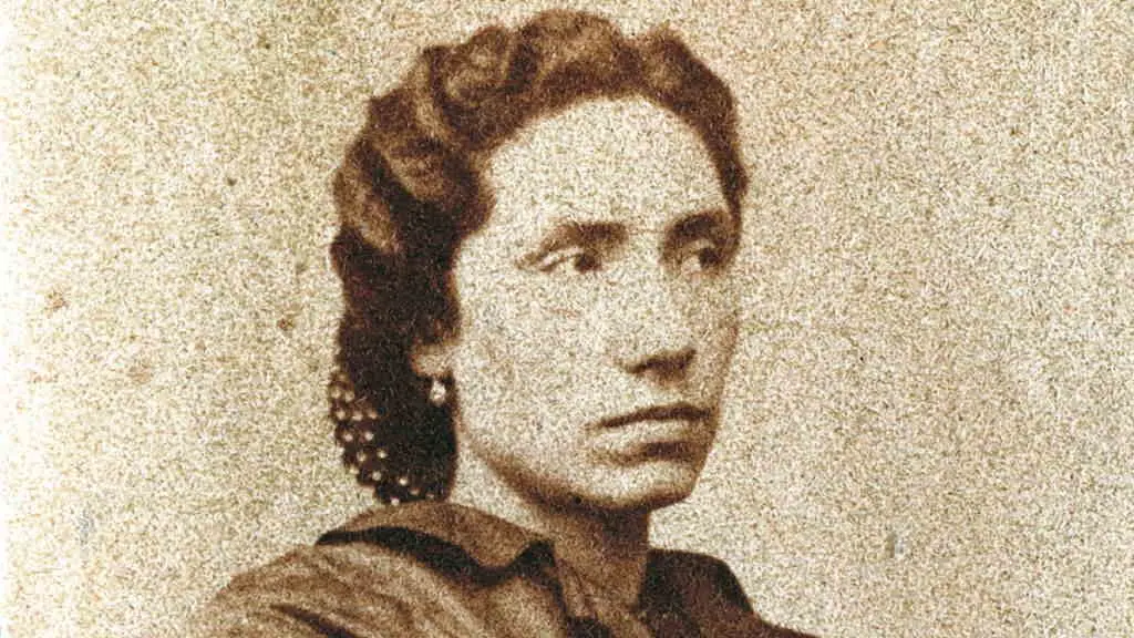 Retrato de Rosal&iacute;a de Castro cando era moza. (Foto: Mar&iacute;a Cardarelly)